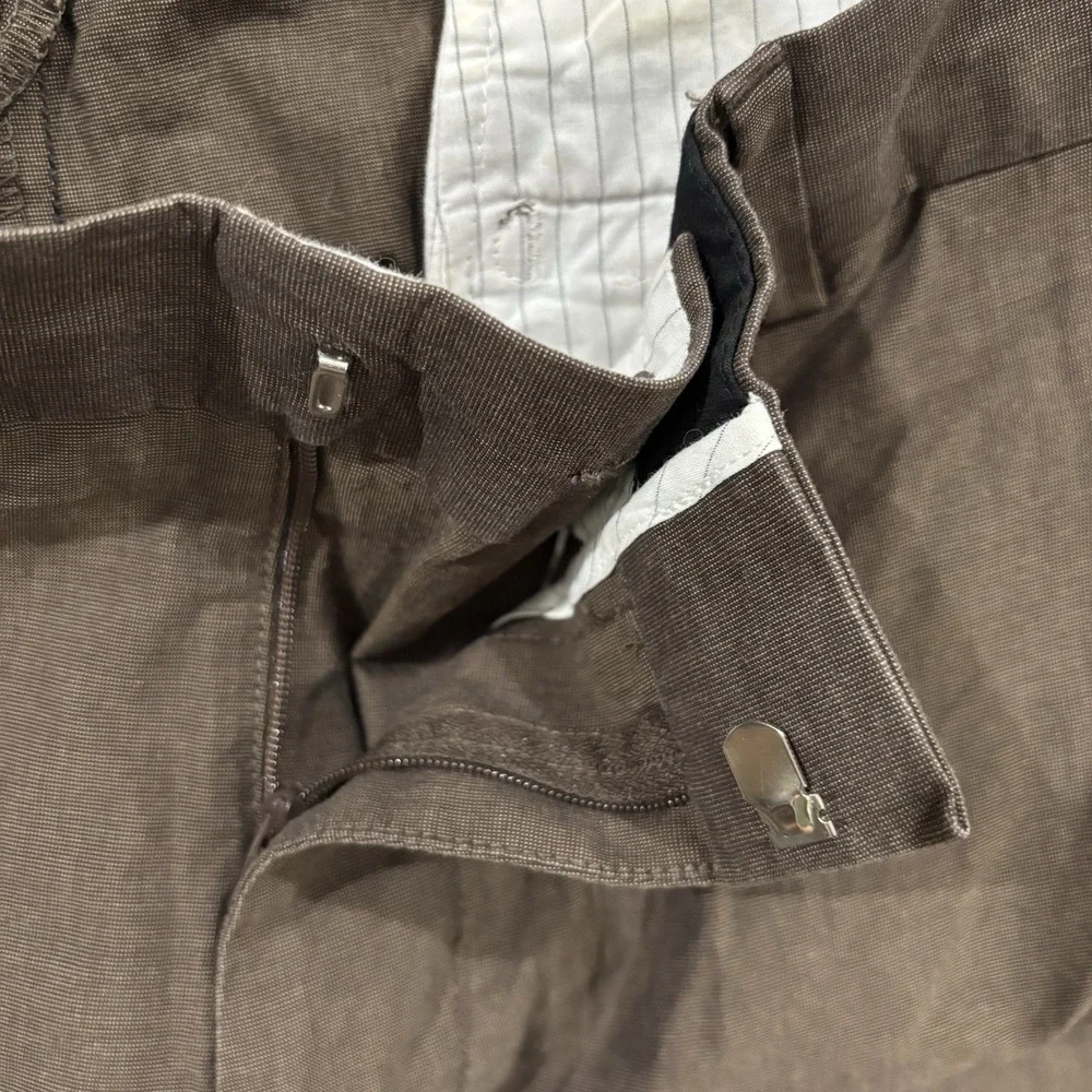 Banana Republic Dress Pants Men's 36 x 28* Brown Formal Event Relaxed Preppy
